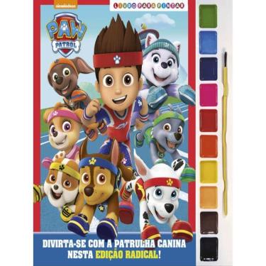 Imagem de Patrulha Canina Livro Para Pintar Com Aquarela