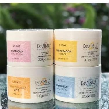 Imagem de Cronograma Capilar Desirius - 4 mascaras 300 grs cada