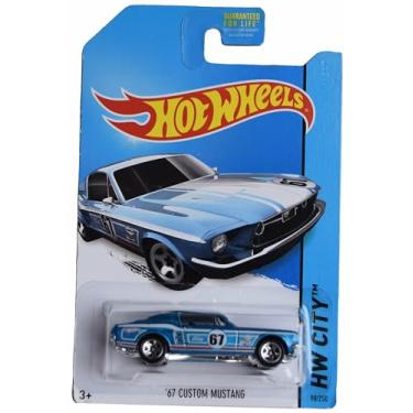 Imagem de Hot Wheels '67 Custom Mustang, HW City 98/250 [Blue]
