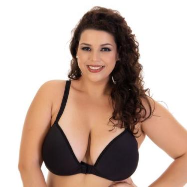 Imagem de Sutia Plus Size Básico Nadador E Fecho Frontal  Bojo Extra - Silvest L