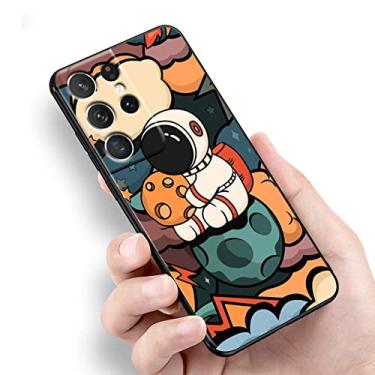 Imagem de Star Cute para Samsung Galaxy S10 S10E S9 S8 S7 S6 S22 S21 S20 FE Capa Ultra Pro Lite Edge Plus 5G Preta, Estilo 02, Para Samsung S22 PRO