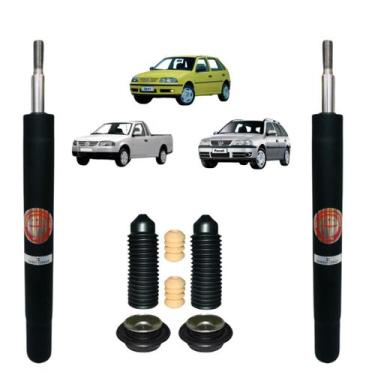 Imagem de Amortecedores Dianteiros Kayaba + Kit Batente Vw Gol G3 G4 Nova Linha 