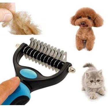 Imagem de Rasqueadeira Removedor Tira Pelos Mortos Escova Desembolador Rake Subp