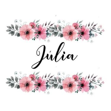 Imagem de Necessaire Tecido Personalizada com Nome Impermeável Bolsa Feminina Pr