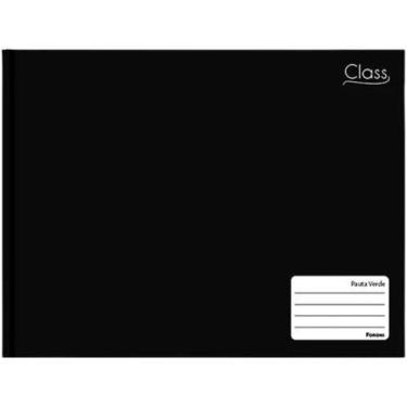 Imagem de Caderno de Caligrafia Pauta Verde 96 Fls Foroni Capa Preta