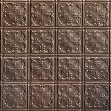 Imagem de Shanko SKPC210 Florentine Stamped Metal Nail-up Tin Teto Tile (capas/48 pés quadrados), bronze, pacote com 12