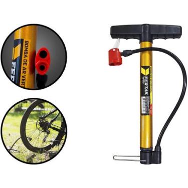 Imagem de Kit 02 Bomba de Encher Pneu Bicicleta Bola Moto Carro - Eye Produtcs