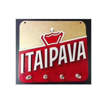Imagem de Porta Chaves Madeira Mdf Não Esqueça Chaves Cerveja Itaipava - Casa No