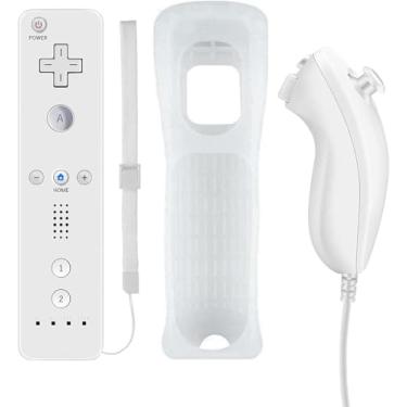 Imagem de QUMOX Controle remoto + Nunchuk para Ntdo Wii/WII U
