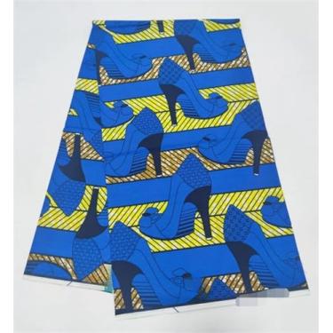 Imagem de Tecido Africano Cera Real Estampa Dourada Soft Pagne Ankara Material de Algodão Prata Nigeriana Gana para Festa de Casamento Vestido para Costurar (conforme a imagem-11)