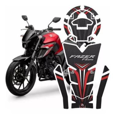 Imagem de Adesivo Protetor Tanque E Bocal Fazer 250 2024 Fz25 Ktb213 - Resitank