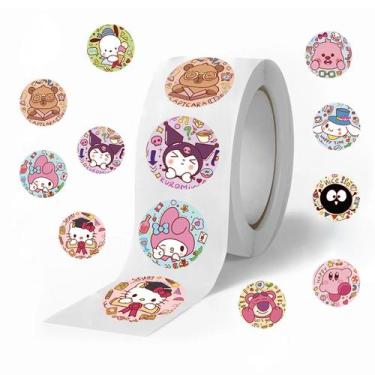 Imagem de Adesivo Rolls Sanrio Hello Kitty Melody Kuromi Cinnamoroll - Mozoltov