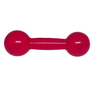 Imagem de Halter Peso Bola Emborrachado de 2Kgs Rosa Musculação - 1 Fit