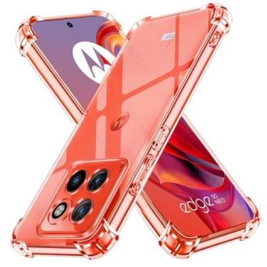 Imagem de Capa Capinha Case Anti Impacto Para Moto EDGE 50 NEO (Tela 6.4") Trans