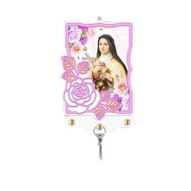 Imagem de Porta Chaves Santa TeresinhaFloral - Zanato