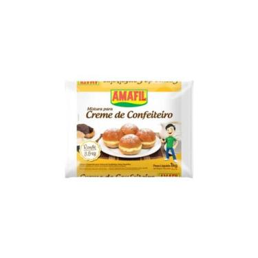 Imagem de Creme de Confeiteiro Amafil Pacote com 1 kg