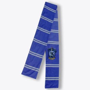 Imagem de Cachecol Harry Potter Ravenclaw Corvinal com Lata Presente Geek Frio I