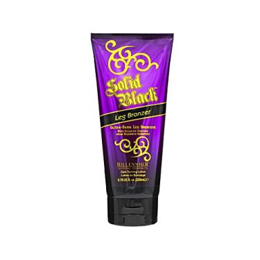 Imagem de Millennium Tanning Products Millennium Tanning Solid Black Leg Bronzer - Loção Bronzeadora Com Ação Anticelulite, 6,78 Oz