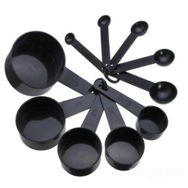 Imagem de Jogo Medidor Plástico para Cozinha Bolos Tortas Doces 10 Peças - Kehom