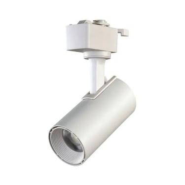 Imagem de Luminária Spot de Trilho Led 7w Luz Amarela Deluxe Branco - Avant