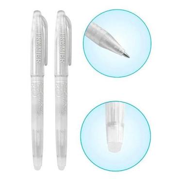 Imagem de 02 Canetas Apaga Com Calor Mágica Branca Patchwork Scrapbook - De Acor