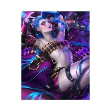 Imagem de Sexy Anime Girl Fitness Nádegas Impressão Em Tela Arte Poster Para Sal