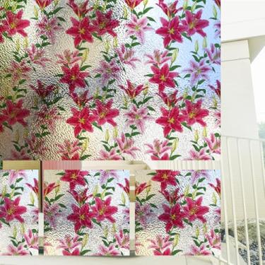 Imagem de funlife Azulejos de película de privacidade de janela quadrada pré-cortados sem costura, proteção UV decorativa aderência estática removível opaca dupla face revestimentos adesivos de vidro para