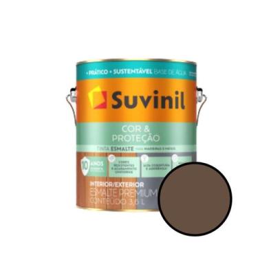 Imagem de Esmalte Acetinado Base dÁgua Tabaco 3,6l Suvinil - 000174