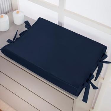 Imagem de Trocador Americano 40cm Anatomico De Comoda Para Bebe Plastificado (Marinho)