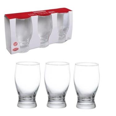 Imagem de Copo De Vidro Long Drink Tulipa 200Ml 3Pcs - WESTERN