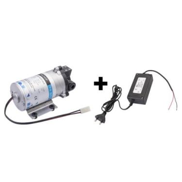 Imagem de Bomba Pressurizada  para Aparelhos de Osmose Reversa 75 GPD com Fonte 