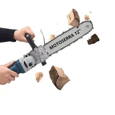 Imagem de Motosserra Adaptador Rosca M10 M12 Conector Para Esmerilhadeira Lixade