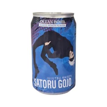 Imagem de Refrigerante Ocean Bomb Lata 330 ml Sabor Pêssego Jujutsu Kaisen, Sato