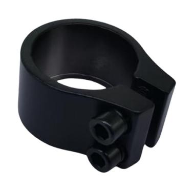 Imagem de Colaxi Grampo de tubo de assento de bicicleta Grampo de selim de bicicleta Substituição de 1,37 polegadas Acessório de liga de alumínio tensor de tubo de de, Preto