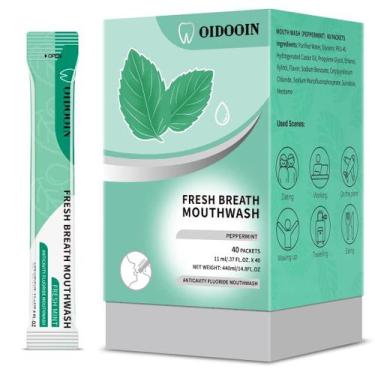 Imagem de Enxaguante bucal Oidooin Travel Size Fresh Breath 40 ml, pacote com 40