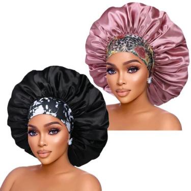 Imagem de Boné de cabelo com capô de cetim de seda Isshin Beauty Extra Large 43c