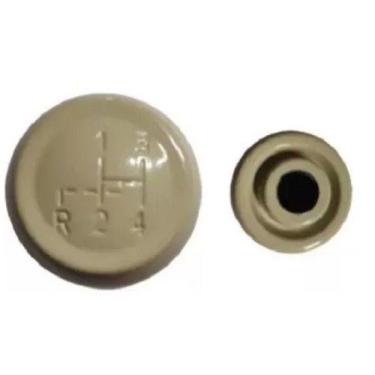 Imagem de Manopla Bola Câmbio Fusca Kombi Brasília Karma Guia 55/1986 VERMELHA C