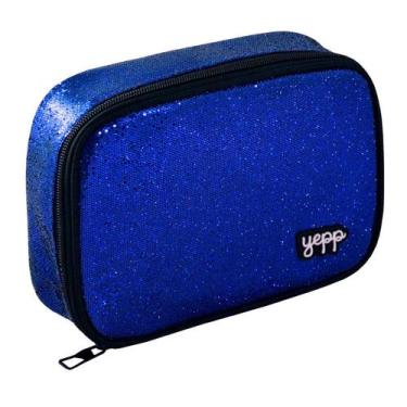Imagem de Estojo escolar box glitter Cores a sua escolha Yepp, Azul