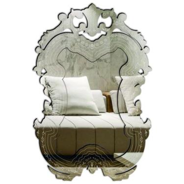 Imagem de Espelho Decorativo Veneziano Pegui  40X60 3888 - Creatus