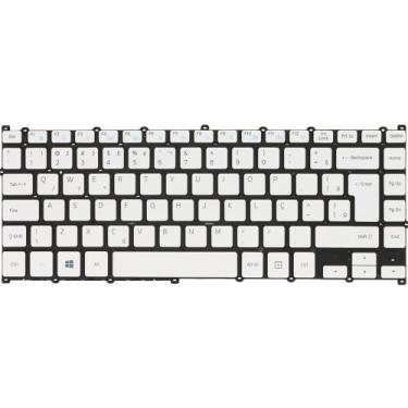 Imagem de Teclado para Notebook Samsung NP500R4L-KS1br - BestBattery, Branco