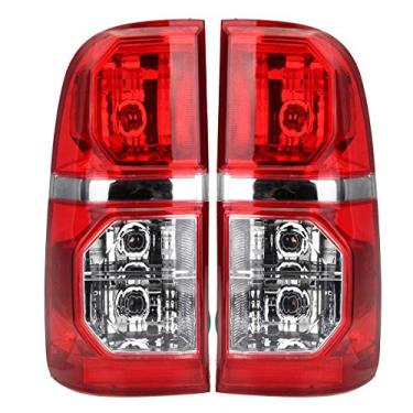 Imagem de 2 lâmpadas traseiras de freio de parada traseira para Toyota Hilux Vigo MK6 2012 2013 2014