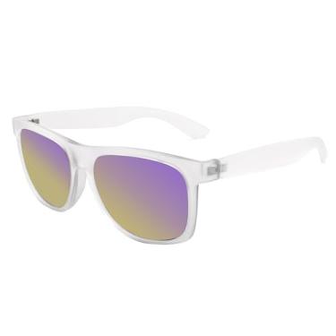 Imagem de SOPHILY Óculos de sol de leitura Full Reader, feminino, masculino, óculos de sol de leitura, lentes azuis, rosa, para uso externo, não bifocal, espelhado, roxo, 1.0