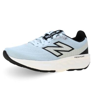 Imagem de New Balance Fresh Foam 520 V9 Tênis de corrida feminino, Vidro fosco/preto/prata metálico, 37