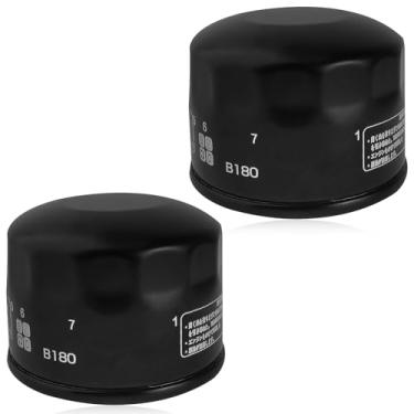 Imagem de SOAJEE Pacote com 2 filtros de óleo compatíveis com Troy Bilt LS27 LS33 TB30 TB30R TB33LS TB42 TBWC33XP 13A226JD066 13A277KS066 13A278KS066 13A279KS066 12AE77 6JU0111 12AE76JU711 13B226JD066