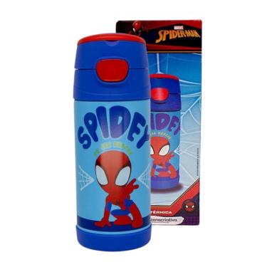 Imagem de Garrafa Térmica Top Handle 350 Ml Homem Aranha - Zc