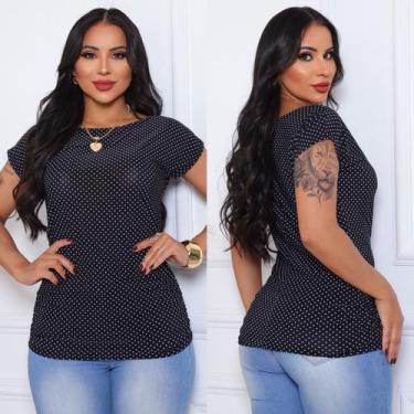 Imagem de Blusa Tampa Bumbum Feminina LongLine Confortável - EBENEZER PRIETOS, P