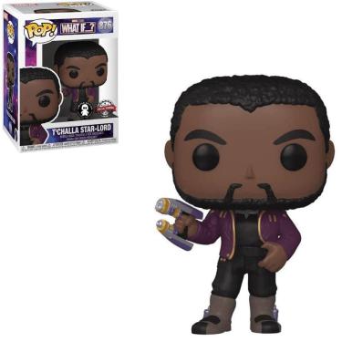 Imagem de Funko Pop Marvel What If? 876 T'Challla Star Lord