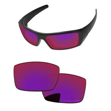 Imagem de PapaViva Lentes de reposição para óculos de sol Oakley Gascan OO9014 60 mm, Sol meia-noite, Gascan