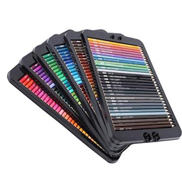 Imagem de GLOGLOW Conjunto de Lápis de Cor, Lápis de Desenho de Núcleo Macio Premium Com 180 Cores, Ideal para Esboços e Obras de Arte Profissionais, para Artistas e Adultos