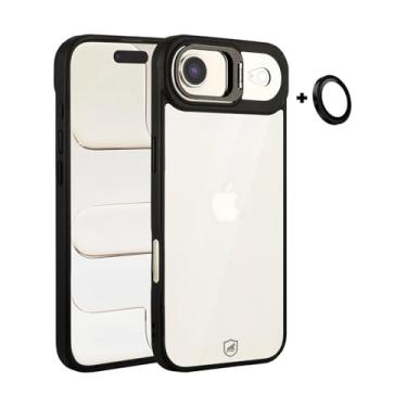 Imagem de Gshield Capa Case Capinha Gravity em Policarbonato com Protetores de Lente e Alça Kick Stand para (Preta, iPhone Air)